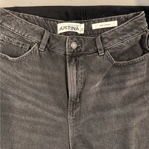 Dynamite JUSTINA Gray Straight Jeans